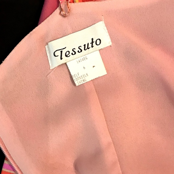 Tessuto pretty pink flower dress Silk - Picture 2 of 6